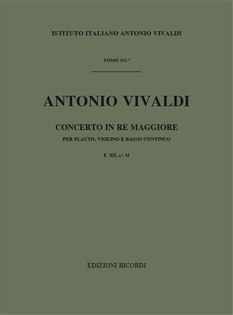 Concerto in Re maggiore (D major) RV 84